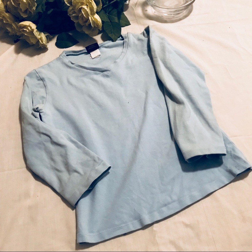 V NECK COTTON SHIRT - SIZE XS